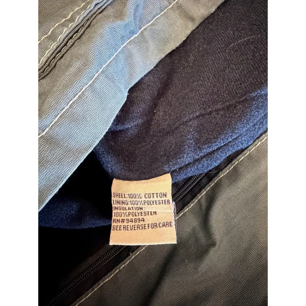STS Ranchwear Sundance Jacket medium green grey *has branding* utility canvas